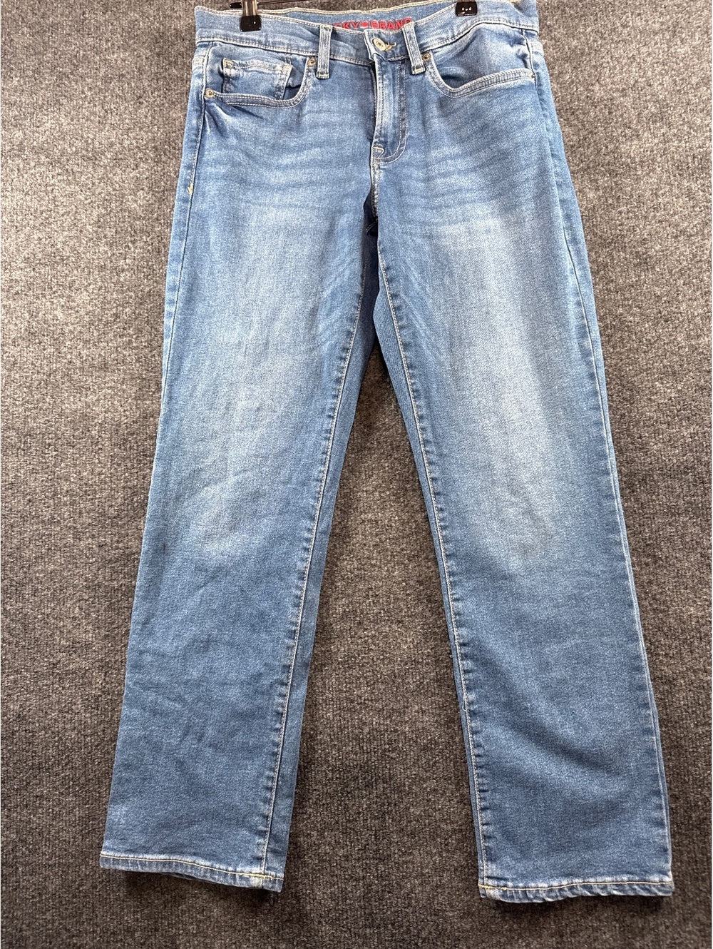 Lucky Brand Womens 6/28 Blue Skinny Jeans Mid Rise Stretch Denim